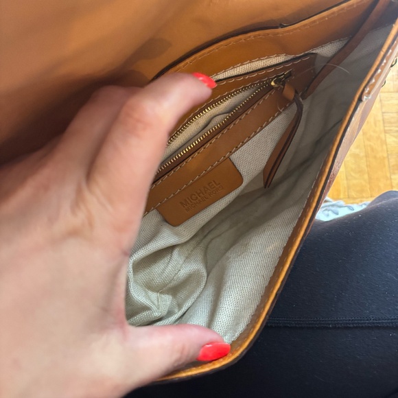 AMAZING western style leather Michael kore purse early 2010s * read descrpitoion - Picture 6 of 10